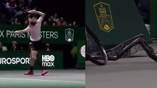 Alexander Bublik Smashes Racket in Anger, Felix Auger-Aliassime Reacts with Class