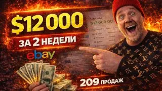 $12,000 за 2 недели. Перепродажа на ebay #ebay #перепродажа #маркетплейс