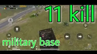 Solo vs squat season 16 11 kill in military base pubge mobile