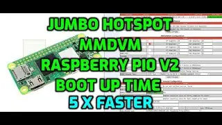 Raspberry pi0 New Version 2 - Boot Up time 5x Faster