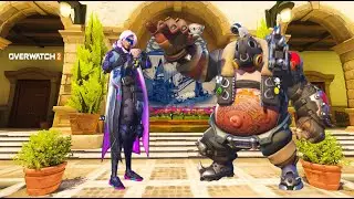Roadhog and Ana In A Cute Interaction | Overwatch 2 Voice Interaction with Subtitles