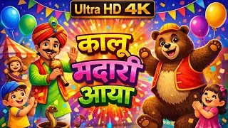 Kalu Madari Aaya with Bhalu 🐻 | Kids Dance Song | Hindi Nursery Rhyme Remix