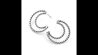 Plain Pure Silver Stud Earrings | 925 Sterling Silver Minimalist Jewelry for Daily Wear