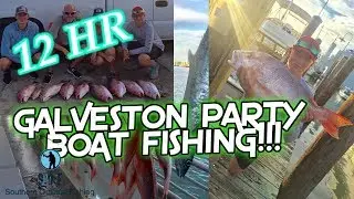12 Hour Deep Sea Galveston Party Boat Fishing!!