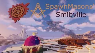 2b2t - SpawnMasons' Smibville - A Full Cinematic Basetour
