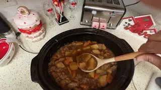 Beef Stew family budget meal.