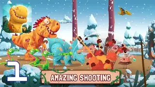 Dino Bash: Dinosaur Battle - Gameplay Walkthrough Part 1 (Android ios)