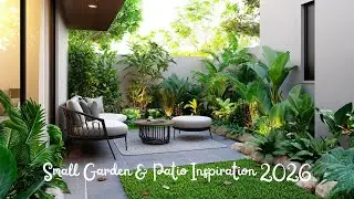 Luxury Tropical Backyard Makeover  Small Garden & Patio Inspiration 2026