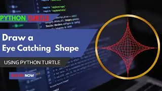 How To Draw Eye Catching Shape Using Python Turtle
