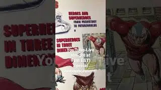 Joe Kubert&rsquo;s Superheroes! You Tube Live Special Event and Announcement Tonight at 9pm EST!