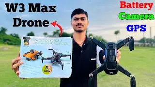 W3 Max GPS Drone Remote Screen & Control Stability All Feature Explained🔥Honest Opinion 2025