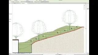 Topography profile in Elevation view | Revit for Landscape Architecture.