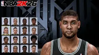 Best Tim Duncan Face Creation In NBA 2K26