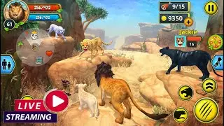 🔴LIVE stream Lion Family Sim Online -  games hole
