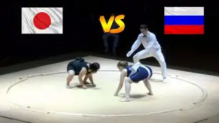 International Sumo Meeting. Russia-Japan. Women.