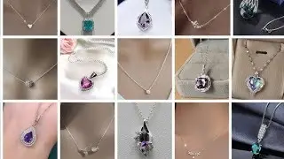 2025 Trending stylist silver chain with pendant design|silver jewellery for women|রূপার চেইন#letest