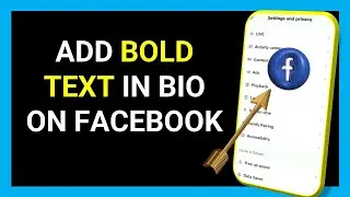 How to Make Bold Text in Bio on Facebook | Android, iPhone, iOS App