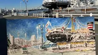 Japan December 2025 Book 1 7.5x7.5 Stillman &  Birn Gouache Sketches on location