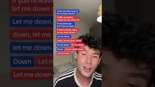 Let&rsquo;s sing Let Me Down Slowly by Alec Benjamin🎙️ #singingchallenge #letmedownslowly