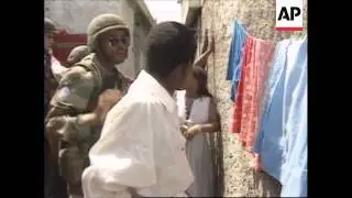 HAITI: UN TROOPS ON PATROL