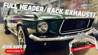 68 MUSTANG HEADERS AND FULL EXHAUST