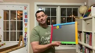 Melissa&Doug Magnetic Chalkboard & Dry-Erase Board With Magnets, Chalk, Eraser, Dry-Erase Review!