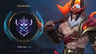 Wild Rift Uncut Dragonslayer Olaf Jungle Gameplay | Grandmaster plays in Diamond Elo
