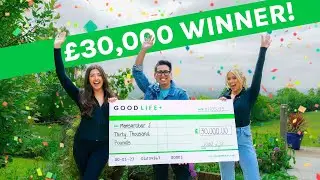 He won &pound;30,000 with Good Life Plus!