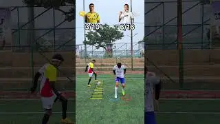 Ronaldo ladder ball control vs Neymar ring footwork ⚡⚽ &mdash; skills check 🔥#football #ronaldo