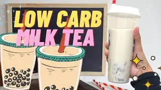 Low Carb Recipe / My Easy Low Carb Milk Tea / My Low-Carb meal in Japan