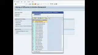 SAP LI21 Clearing of Differences in Inventory Management