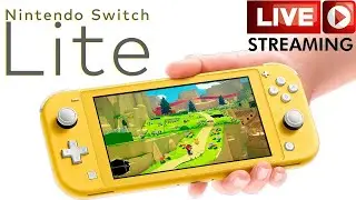 First Ever Live Streaming on Nintendo Switch LITE - Paper Mario Origami King