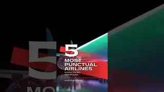 TOP 5 MOST PUNCTUAL AIRLINES IN ASIA-PACIFIC REGION 2024 #airlines #shorts #shortvideo #short