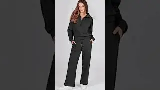 ANRABESS Women 2 Piece Outfits Sweatsuit Oversized Sweatshirt Sweatpants Tracksuit Sweat Lounge .