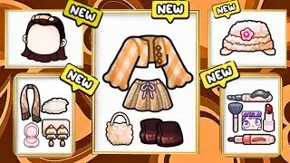 NEW!✨UNLOCK BROWN COLLEGE OUTFITS COLLECTION  SECRETS IN AVATAR WORLD🍀🛍️ PAZU #avatarworld #tocaboca