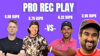 Pro-Level Pickleball Battles l Brendon Long/Rodrigo Reyes vs Domenico Geminiani/Neil Medirratta
