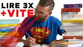 La PUISSANCE de la LECTURE RAPIDE pour les Études. J'étais Débutant, j'ai Réussi à lire 3x Plus Vite