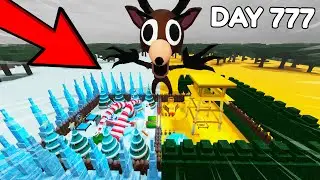 Я построил ЗИМНЮЮ и ЛЕТНЮЮ базы в 99 НОЧЕЙ В ЛЕСУ ROBLOX