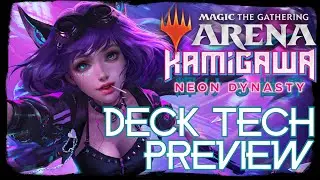 KAMIGAWA NINJA DECK BUILD! MTG Arena - Kamigawa Neon Dynasty Preview + Deck Tech