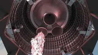 SpaceX Starship SN8 Static Fire Animation