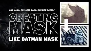You can save the world alone &mdash; Batman mask corona poster (time-lapse