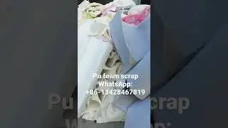 Pu foam recycling/Polyurethane foam scrap/Pu leftover foam/foam sponge scrap/shredded foam filling