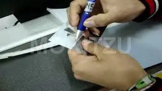 decoracion con celofan foil y lamina termoadhesiva moritzu