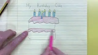 My Birthday Cake Writing for Grandma and the Birthday Cake by Miss Johnson