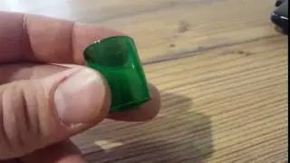 TFV4 Mini Replacement Pyrex Glass Tank  -  GREEN