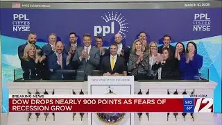 Dow drops nearly 900 points as fears of recession grow