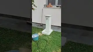Creazione Fontana con mattoni e mattoni cemento