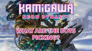 What are the bots picking in Neon Dynasty Quick Drafts?