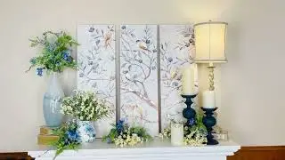 36&rdquo; Branches of Birds Canvas Triptych Wall Art, Set of 3