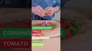 Make A Quick Mexican Coriander Tomato Salsa | Kate Flower Food  #salsa #tomatosalsa #mexican